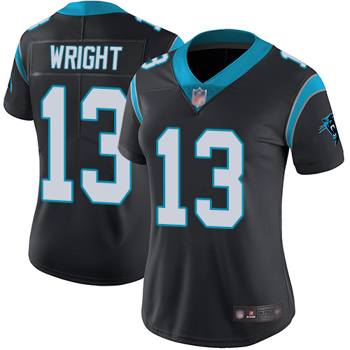 Carolina Panthers Limited Black Women Jarius Wright Home Jersey NFL Football 13 Vapor Untouchable